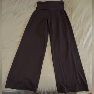 Lululemon Wide Leg Fold Over Leggings
